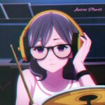 Lo-Fi Girl Playing Drums, Sample Pack