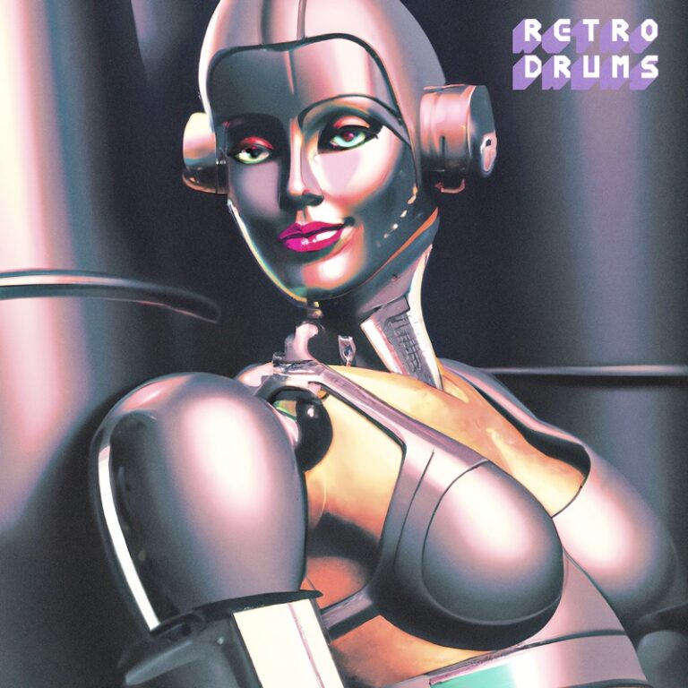 Retro Robot Woman, 80s Drum Tracks